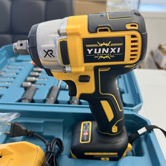 Brand New Cordless Power Impact Wrench w/Battery, Charger, Tools & Case! - Picture 4 of 16